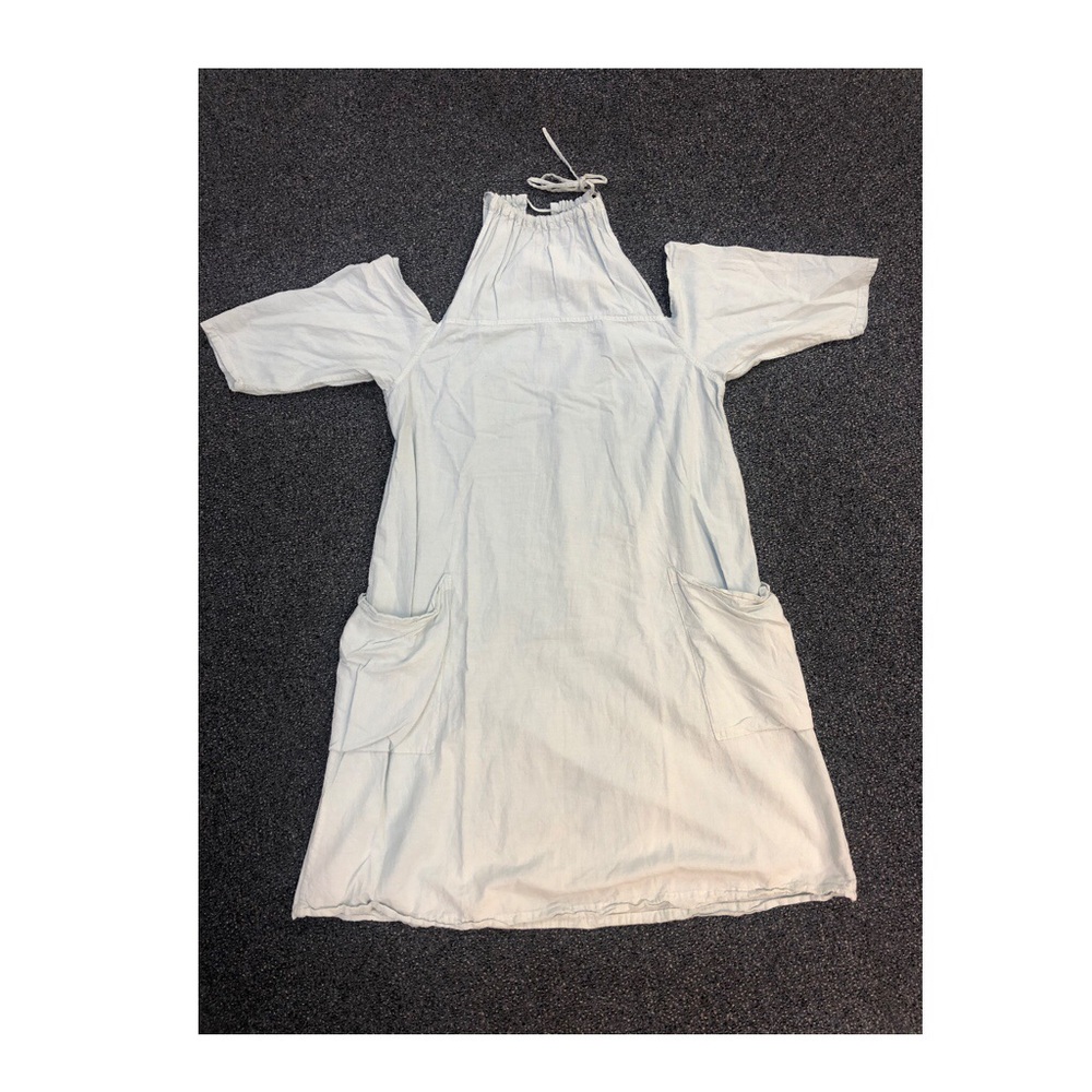 69US Worldwide RARE oversized halter pocket dress